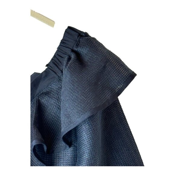 Keepsake Romper Women Medium Navy Blue Bell Sleeve Flashing Lights Playsuit NWT - Picture 6 of 12